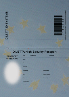 Camera System detects pre-printed text fields of passport