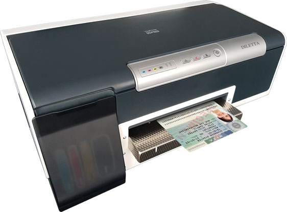 Impresora plana para documentos de alta seguridad