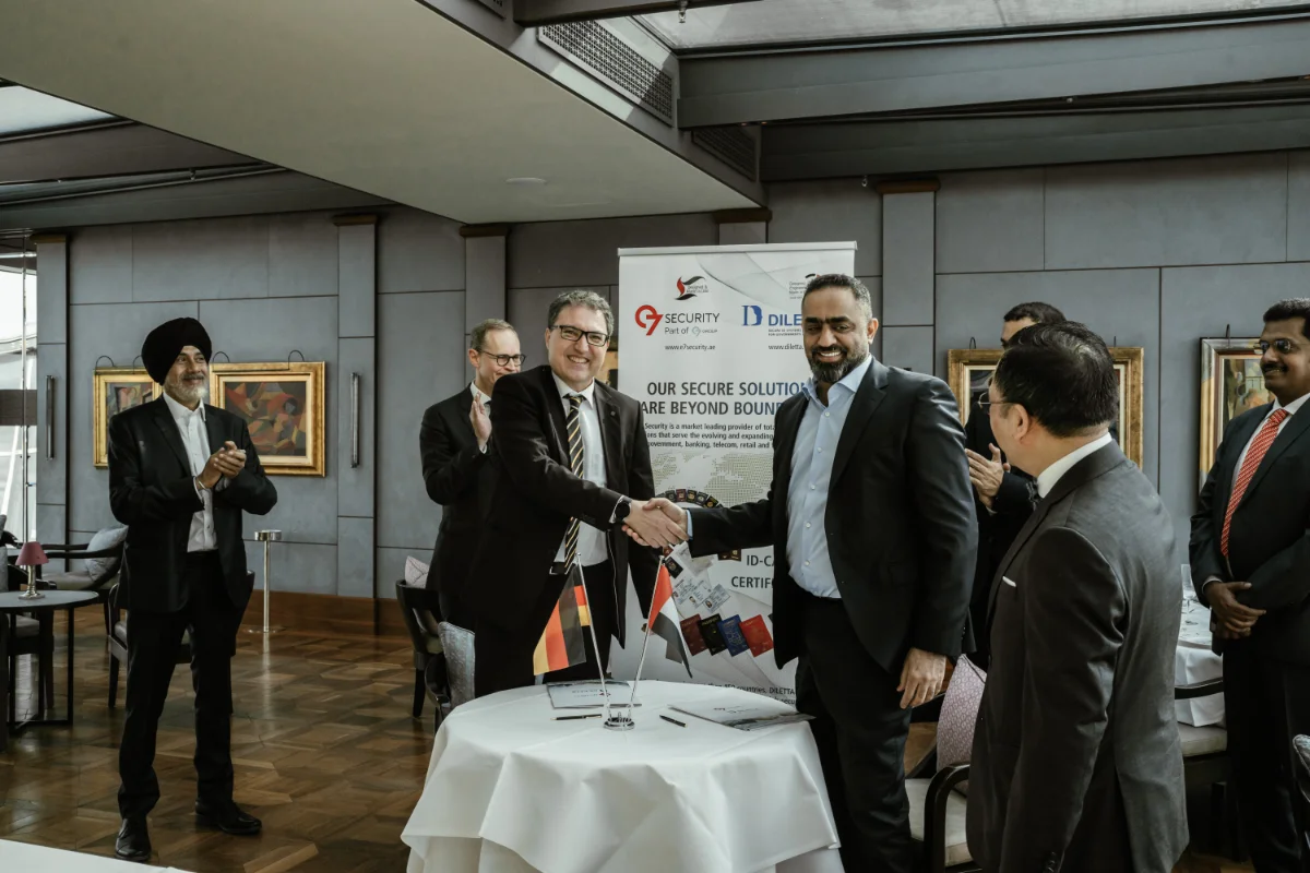 Cooperation agreement between E7 Security and DILETTA - Handshake