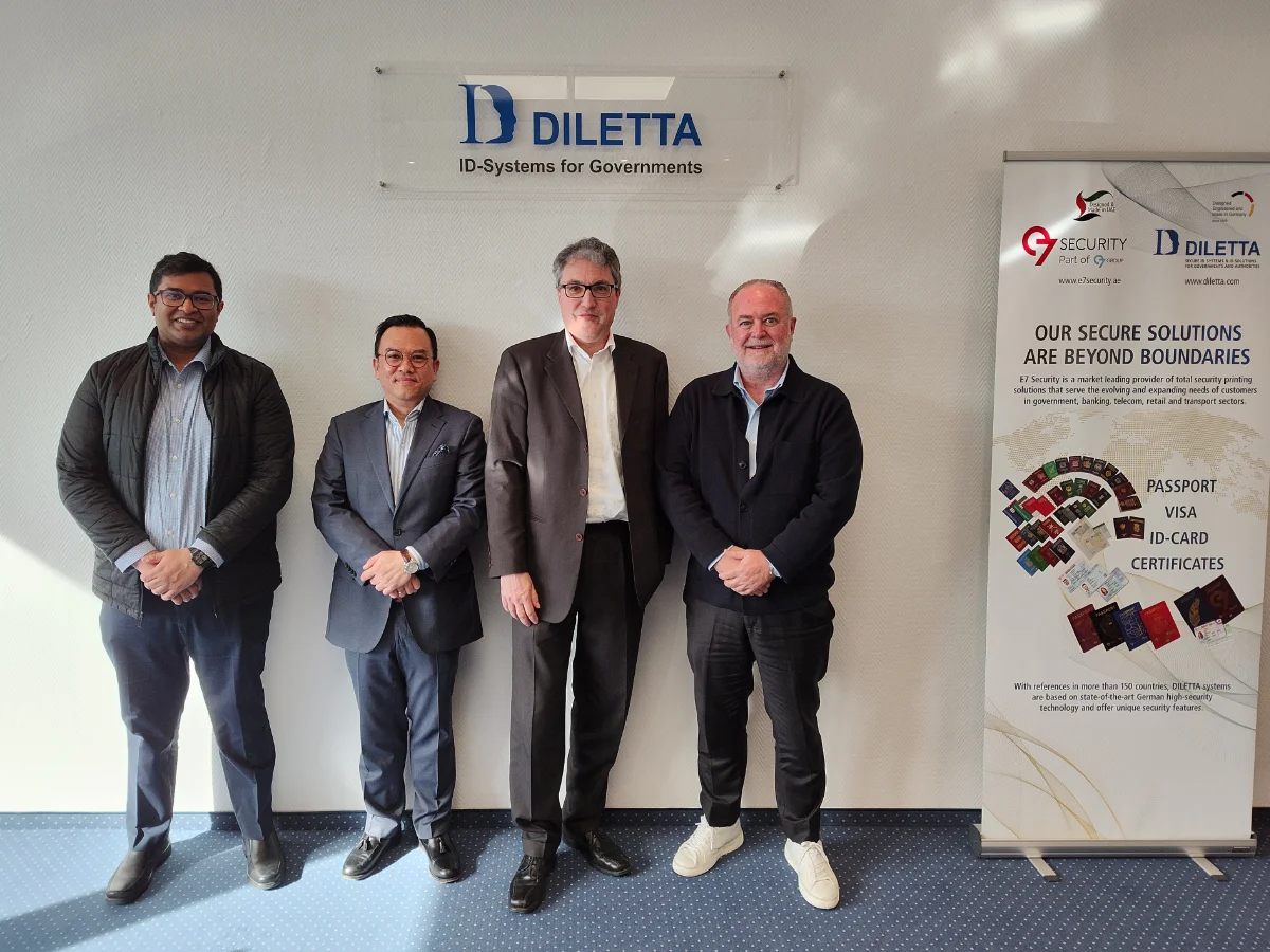 New CEO of e7 Group visit to the DILETTA plant in Nauheim