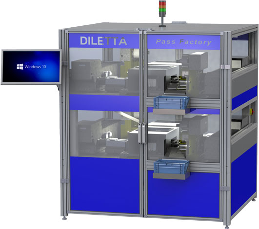 Fully automatic passport production machine for state printers