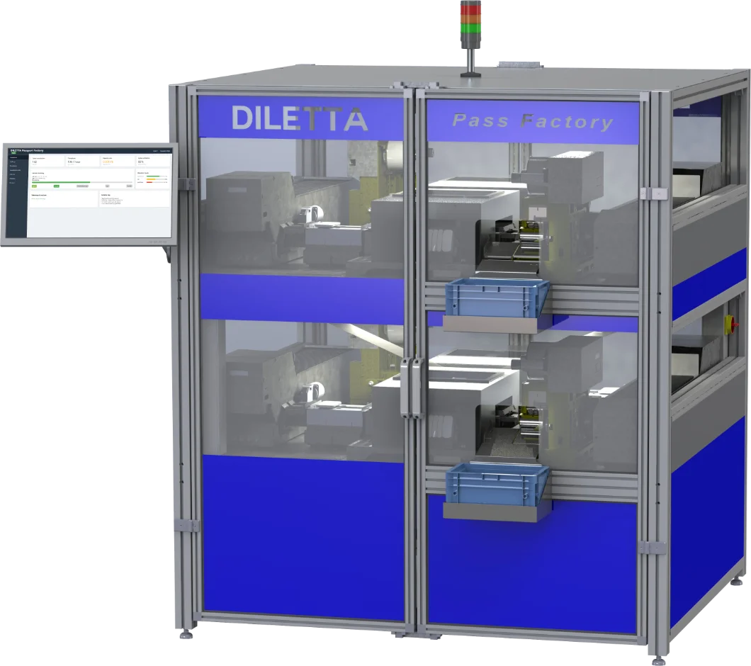 Vollautomatische Reisepass-Personalisierungs-Maschine für staatliche Druckereien