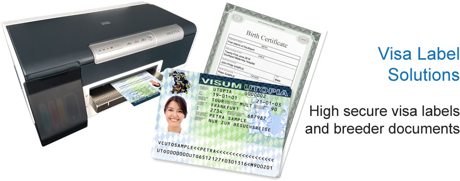 Printer for Visa Labels