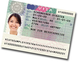 Visadrucker für e-Visa Aufkleber