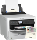 Impresoras de visados con lector de código de barras - Visa Printer 5210 Barcode