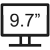 LCD monitor to guide applicant