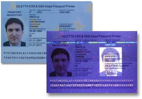 Passports UV Light